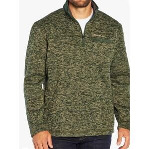 Eddie Bauer Men's Sweater Fleece Pullover 1/4 Zip Pullover Sweatshirt Medium